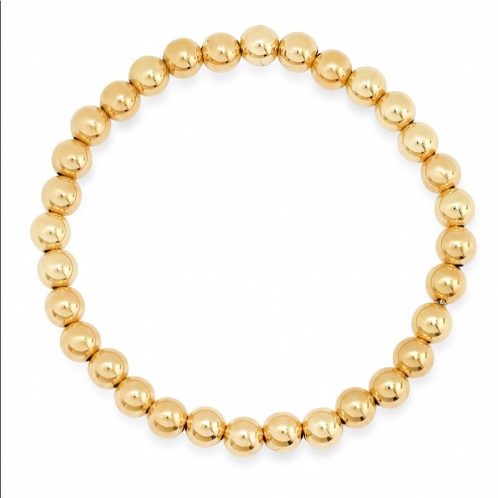 Gold beaded bracelet